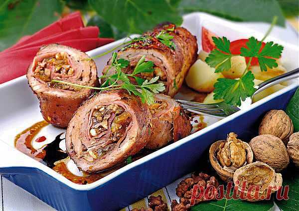 Изысканный мясной рулет - Рецепты. Кулинарные рецепты блюд с фото - рецепты салатов, первые и вторые блюда, рецепты выпечки, десерты и закуски - IVONA - bigmir)net - IVONA - bigmir)net