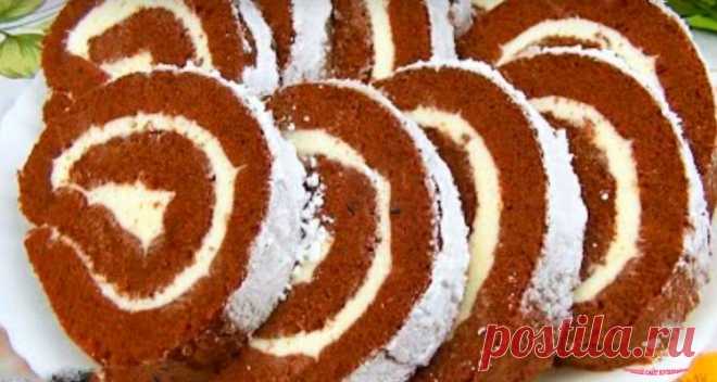 Самый Простой Рулет к Чаю - не хуже чем торт!