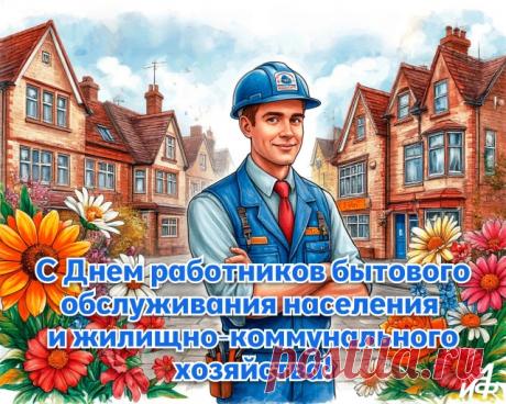 Уважаемые коллеги! Поздравляем вас с профессиональным праздником! Желаем круглый год крепчайшего здоровья и энергии, бодрости духа и оптимизма, душевной гармонии и сердечных привязанностей, дружбы и любви, успехов в вашем нелегком труде и роста благосостояния! Открытки на День работников ЖКХ!