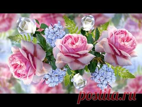 Просто невероятная музыка! Это Безумно Красивая Мелодия! Цветы красиво распускаются под музыку