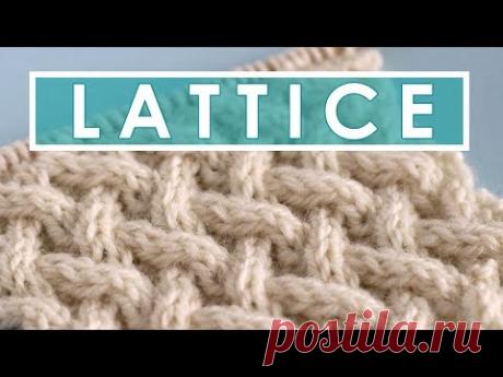 LATTICE CABLE Knit Stitch Pattern