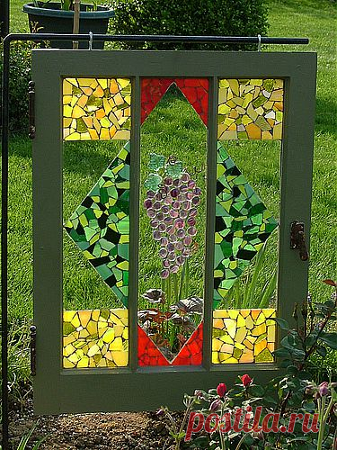 Мозаика в оформлении сада.