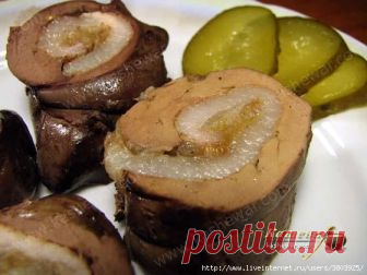 Печень фаршированная по-гомельски