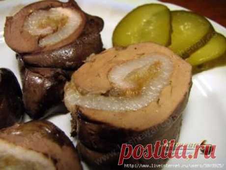 Печень фаршированная по-гомельски