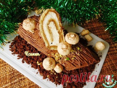 Торт-полено со вкусом Тирамису Кулинарный рецепт