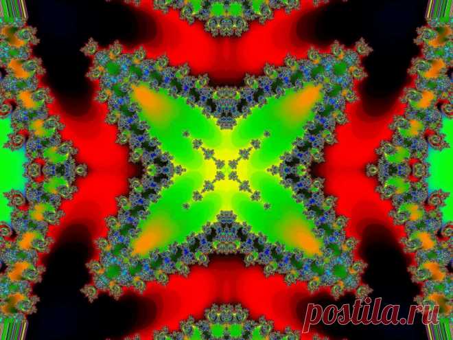 Colorful Fractal Kaleidoscope  Free Stock Photo HD - Public Domain Pictures