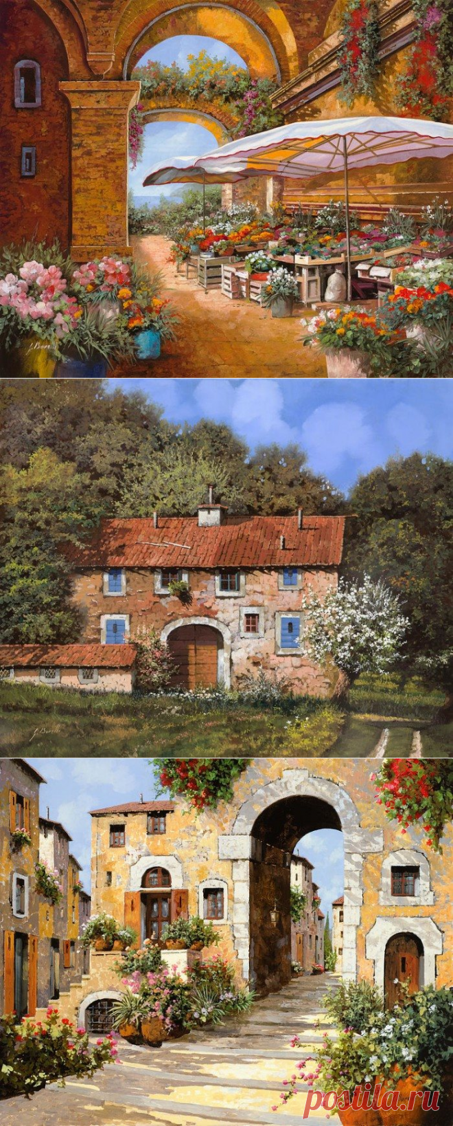Творчество художника Guido Borelli из Италии
