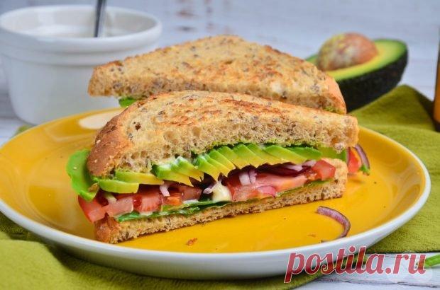 Вегетарианские бутерброды со шпинатом — Мой садочек