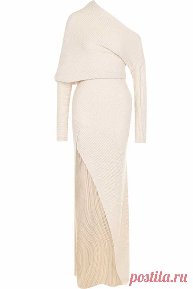 Beautiful Crochet Long Slit Dress