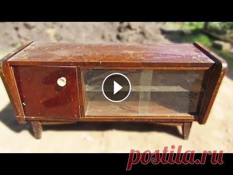 Переделка советской тумбы. Реставрация старой мебели | Restoration of Soviet furniture #переделка #реставрация #антиквариат #restoration Сегодня мы покажем как переделать старую советскую тумбу. Я у себя на чердаке нашла старую советскую...