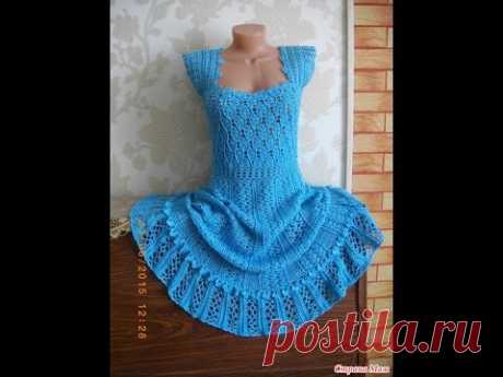 Платье крючком (по мотивам &quot;Антония&quot; Ванессы Монторо)  // Knit crochet dress