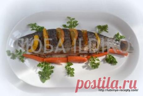 Рыба запеченная в духовке с овощами