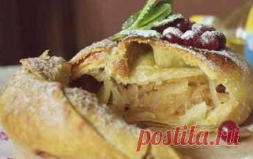 Как приготовить вертуту с яблоками «Молдованку» — Домашняя кулинария