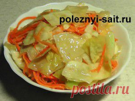 Капуста по корейски | Рецепты с фото. Готовим дома вкусные блюда