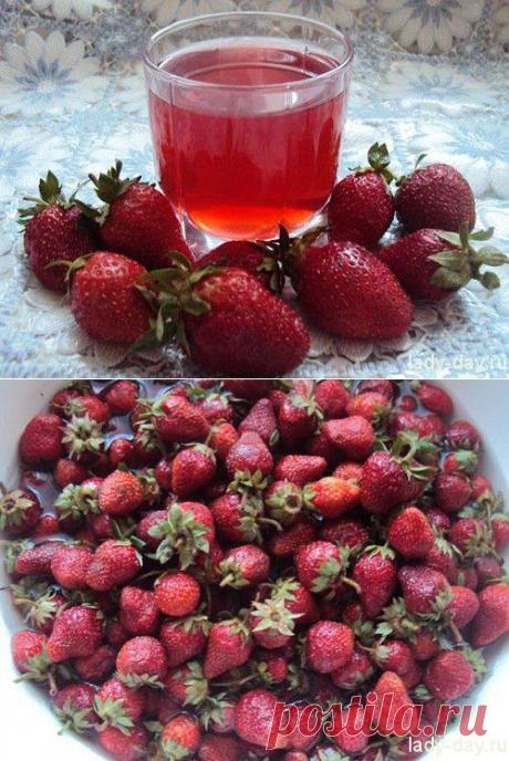 Клубничный компот | Простые рецепты с фото
