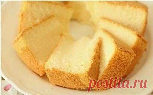 Воздушный и ароматный бисквит из 