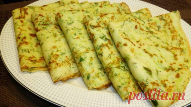 Кабачковые блинчики