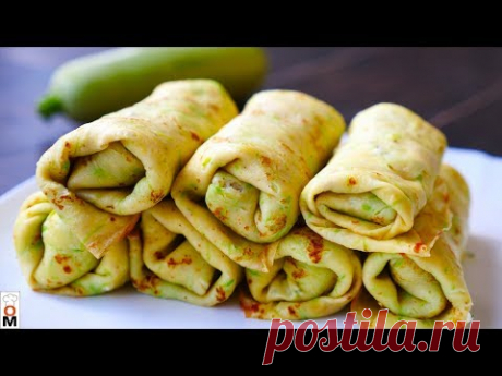 Что приготовить из КАБАЧКОВ? Вкусные Блинчики
Все любят вкусные блины, а кабачок придает нотку лета и вкуса. 
Рецепт: 
Кабачок 1 шт
Яйцо 1 шт
Соль 0, 5 чайной ложки 
Перец 0, 5 чайной ложки
Молоко 200 мл
Мука 90 гр
Майонез 100 гр
Сметана 100 гр
Зелень по вкусу 
Чеснок по вкусу