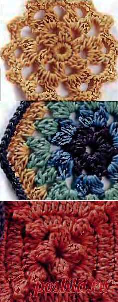 АЖУРНЫЕ ИЗДЕЛИЯ. Уроки вязания крючком по кругу..
