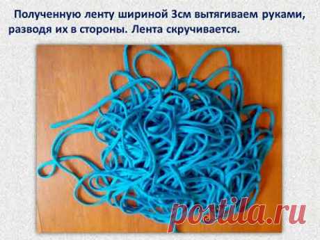 Трикотажная пряжа (Т-пряжа) своими руками