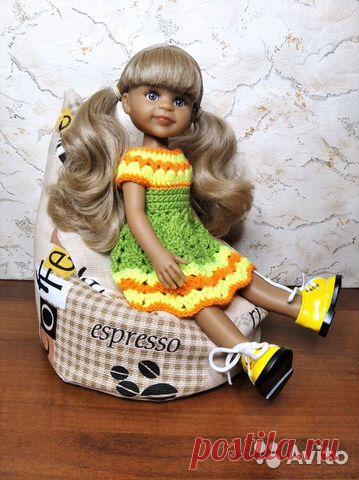 Мебель для кукол. Кресло-мешок 