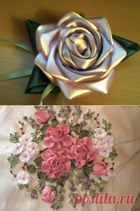 Вышивание лентами | Записи в рубрике Вышивание лентами | Дневник Мадам_Ирина