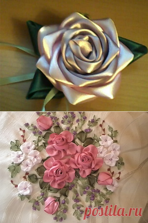 Вышивание лентами | Записи в рубрике Вышивание лентами | Дневник Мадам_Ирина