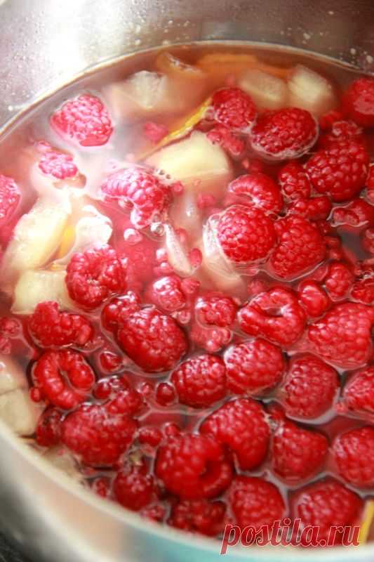 Вкусное малиновое варенье с дыней и лимоном