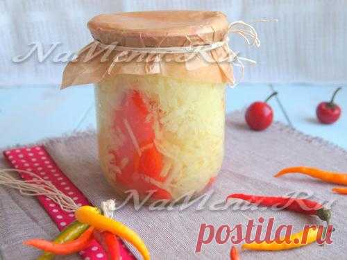 Маринованная редька со сладким перцем на зиму