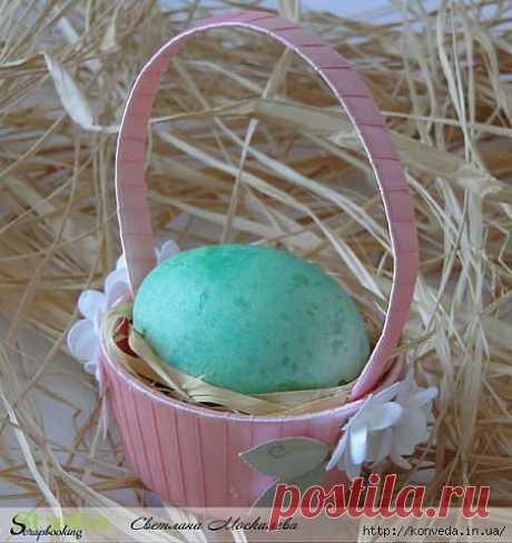 Корзиночка из пластиковой баночки