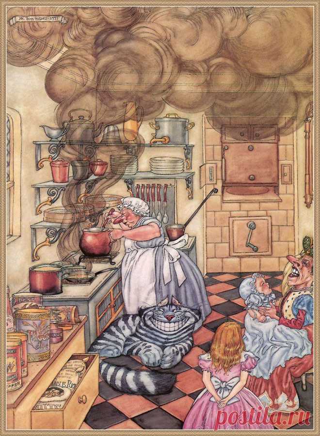 Alice in Wonderland by Angel Dominguez Алиса в стране чудес Энжел Домингес | Алиса в Стране Чудес