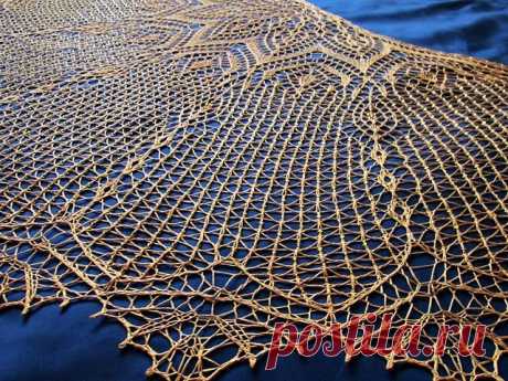 Ravelry: Arya9 за апрель Любовь бисера Кружева шаль