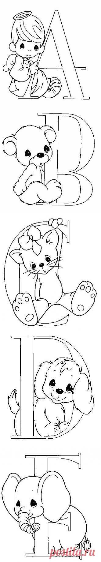 Аппликация. Веселый алфавит..