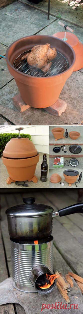 КОПТИЛЬНЯ ИЗ ГЛИНЯНОГО ГОРШКА,ПОРТАТИВНАЯ ЧУДО-ПЕЧЬ . МАСТЕР-КЛАСС