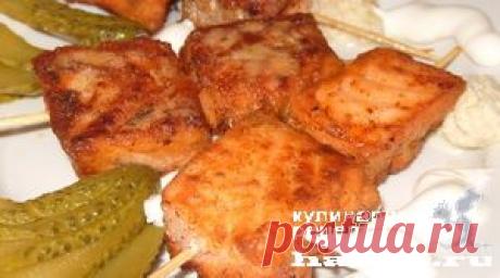 Шашлык из семги по-домашнему | Харч.ру - рецепты для любителей вкусно поесть