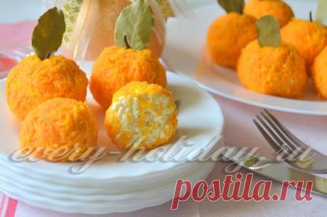 Салат-закуска "Мандаринки", рецепт с фото