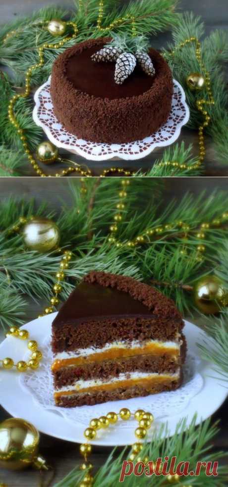 Шоколадный торт с курагой - пошаговый рецепт с фото - как приготовить - ингредиенты, состав, время приготовления - Леди Mail.Ru