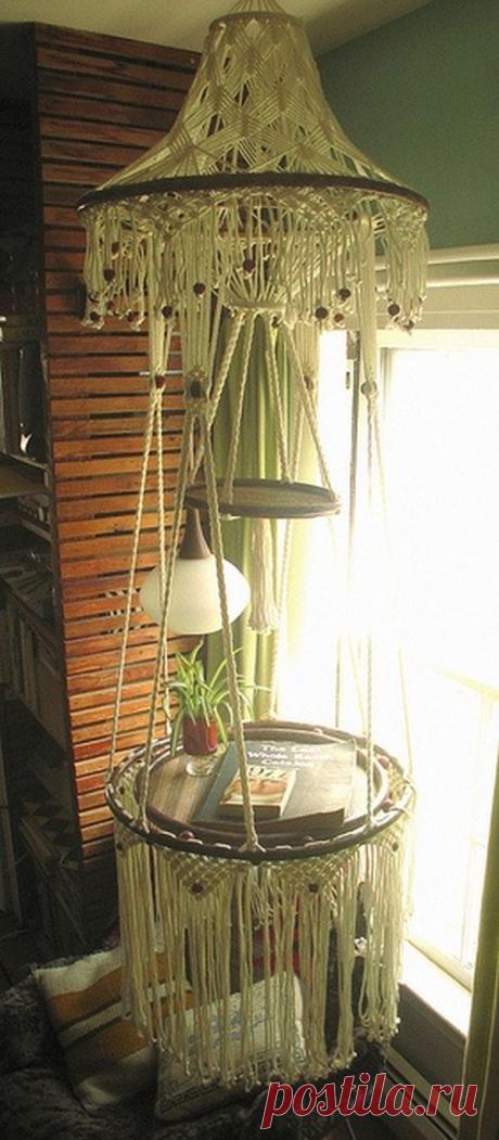 Необычная коллекция для интерьера в технике макраме