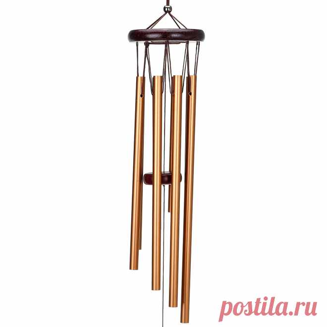25.6inch Hanging Wind Chime Garden Handmade Decor Gift 8 Tubes - US$7.49