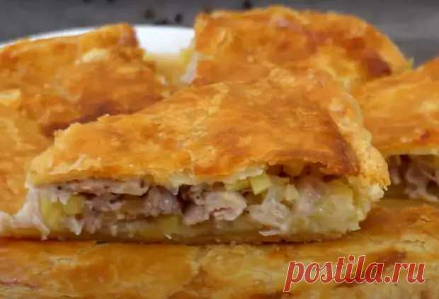 Сочный пирог с курицей: обалденно вкусный. По-другому и не скажешь - week-menu.ru - Медиаплатформа МирТесен
