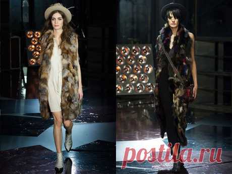 Меховая жилетка: как и с чем носить вещь must-have осенне-зимнего сезона