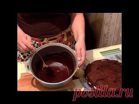 пражский торт (бабушкин рецепт) очень вкусный и сочный - YouTube