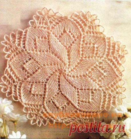 Салфетка “Нарцисс”, Вязаные салфетки