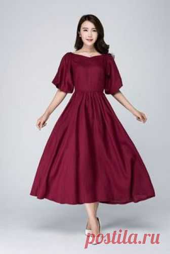 robe Bordeaux robe romantique robe formelle robe de soirée