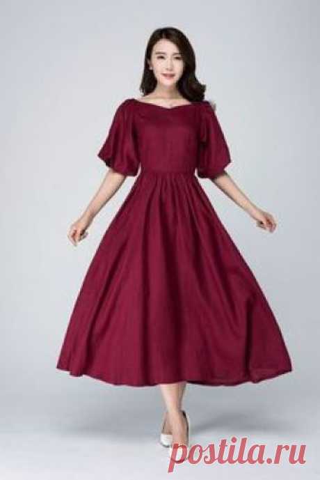 robe Bordeaux robe romantique robe formelle robe de soirée