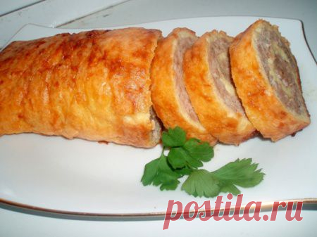 Яичные рулетики.