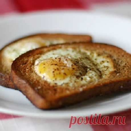 Яичница в хлебе