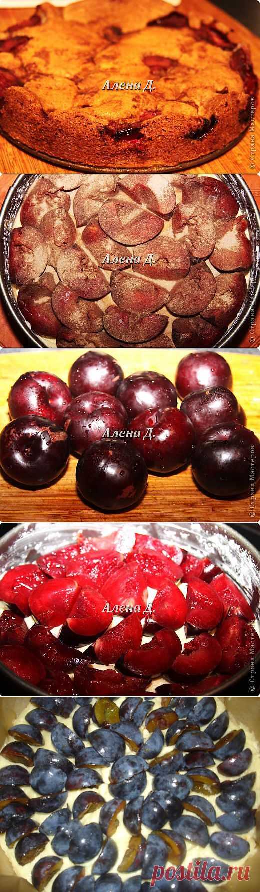 Вкуснейший-нежнейший американский сливовый пирог.