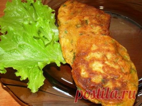 Оладьи из......рыбной консервы.