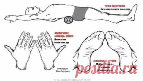 Как убрать живот и выпрямить спину